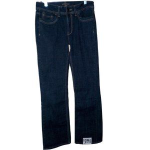 Lee Riders Straight Leg Dark Blue Denim Jeans Womens (29 x 31)